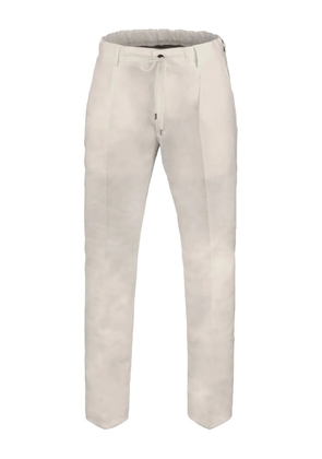 Moorer drawstring straight-leg trousers - Neutrals