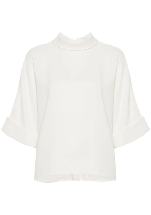 MARK KENLY DOMINO TAN Bailee crepe blouse - Neutrals