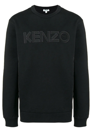 Kenzo logo patch sweatshirt - Black