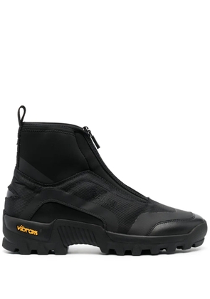 GANNI high-top zip-up sneakers - Black