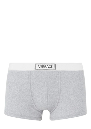 Versace 90s Logo ribbed boxers - Grey