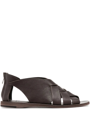 Officine Creative Itaca 048 zip sandals - Brown