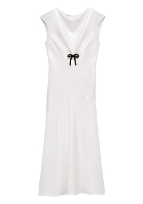 Prada sequined midi dress - White