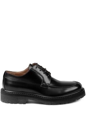 DRIES VAN NOTEN leather derby shoes - Black
