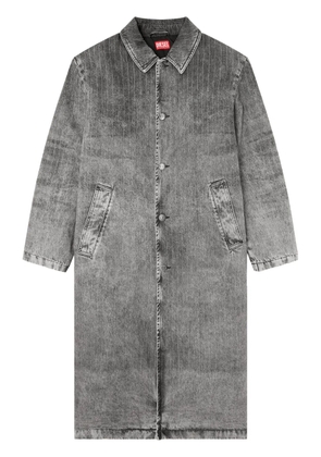 Diesel D-JACK-S1 single-breasted coat - 02 DARK GREY