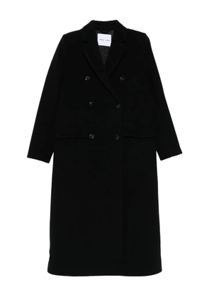 SAMSOE SAMSOE Falcon double-breasted coat - Black