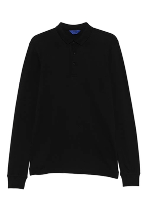 Superdry long-sleeve polo shirt - Black