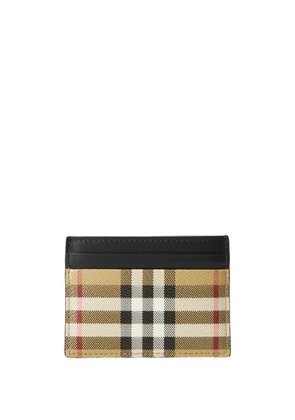 Burberry Vintage Check leather cardholder - Neutrals