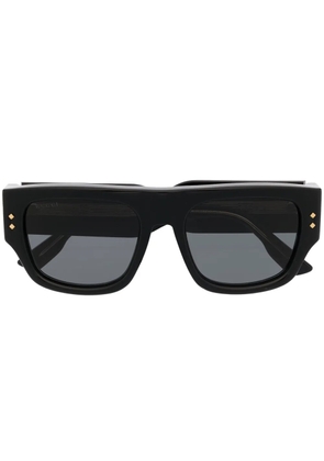 Gucci Eyewear stud square-frame sunglasses - Black
