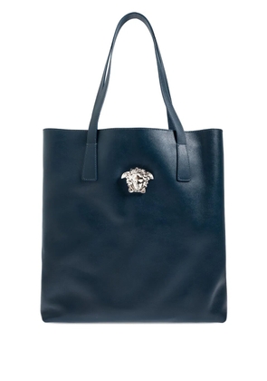 Versace La Medusa leather tote bag - Blue