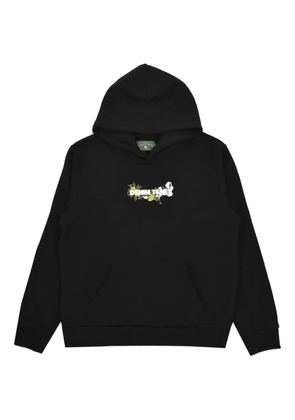 Denim Tears embroidered logo hoodie - Black