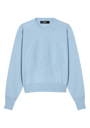 Versace Medusa-motif sweater - Blue