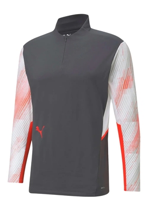 PUMA zip-fastening long-sleeve T-shirt - Grey