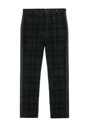 Ralph Lauren RRL plaid tapered trousers - Green