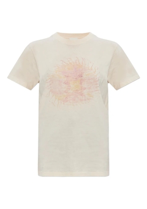 MARANT ÉTOILE graphic-print T-shirt - Neutrals