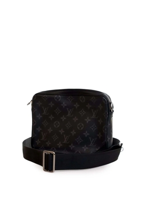 Louis Vuitton Pre-Owned 2020 Monogram Eclipse Trio Messenger crossbody bag - Black