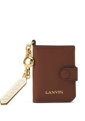 Lanvin leather keyring cardholder - Brown