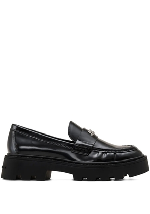 Marc Jacobs logo-plaque platform loafers - Black