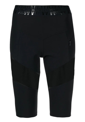 Moncler logo-waist biker shorts - Black