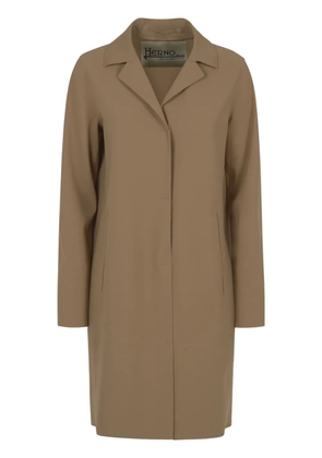 Herno single-breasted coat - Brown