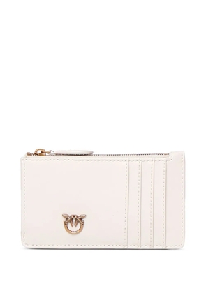 PINKO zip-up wallet - White