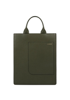Valextra mini Boxy tote bag - Green