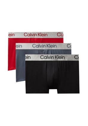 Calvin Klein Underwear logo-waistband boxers (pack of three) - Red