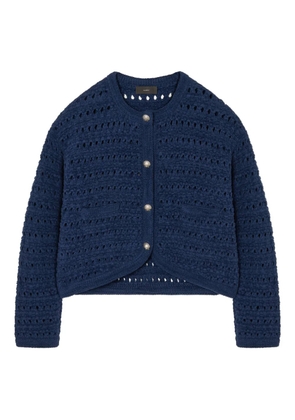 Alanui The Breath of The Lagoon buttoned jacket - Blue