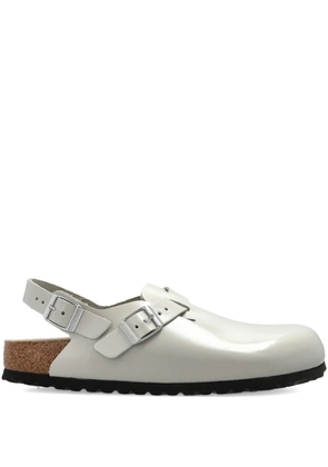 Birkenstock Tokio buckle leather sandals - Neutrals