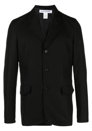 Comme Des Garçons Shirt notched single-breasted blazer - Black