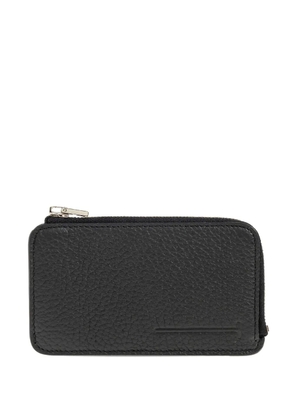 TOM FORD zip leather card holder - Black