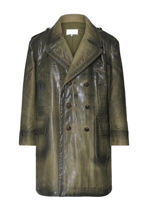 Maison Margiela double-breasted coat - Green