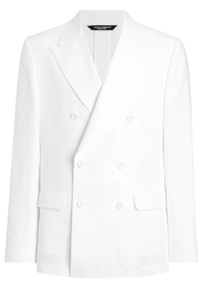 Dolce & Gabbana double breasted blazer - White