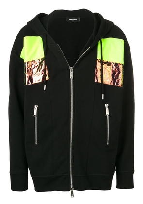 DSQUARED2 paneled hoodie - Black