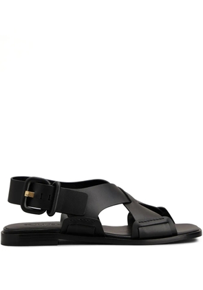 Tod's leather sandals - Black