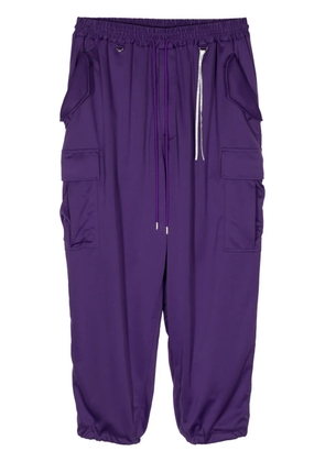 Mastermind World skull-print cargo trousers - Purple