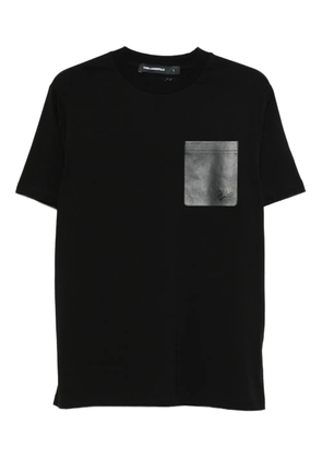 Karl Lagerfeld chest-pocket T-Shirt - Black