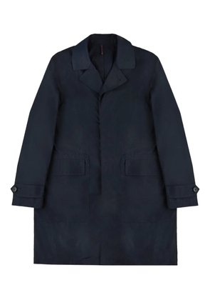 Montedoro flap-pocket button-up coat - Blue