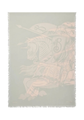 Burberry EKD wool scarf - Grey
