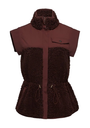 Ulla Johnson Tariet panelled fleece vest - Brown