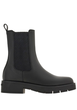 Ferragamo leather Chelsea boots - Black