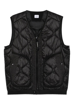 C.P. Company D.D. Shell quilted panelled gilet - Black