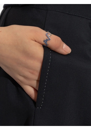 Marni crystal-embellished ring - Blue