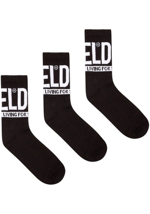 Diesel Ray socks (pair of 3) - Black