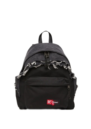 Diesel x Eastpak frayed backpack - Black