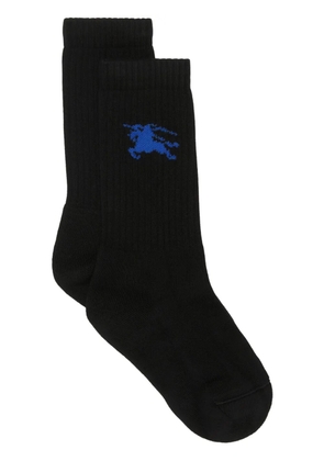 Burberry Equestrian Knight crew socks - Black