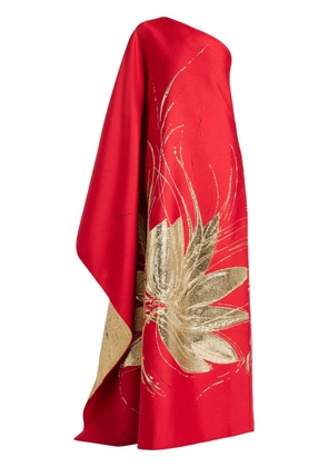 Taller Marmo floral-print gown - Red