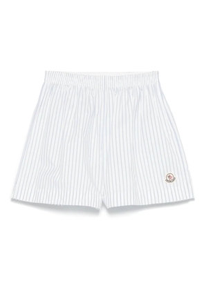 Moncler striped shorts - Blue