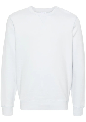 Sunspel Loopback seam-detail sweatshirt - Blue