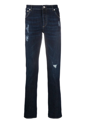 Brunello Cucinelli mid-rise slim jeans - Blue